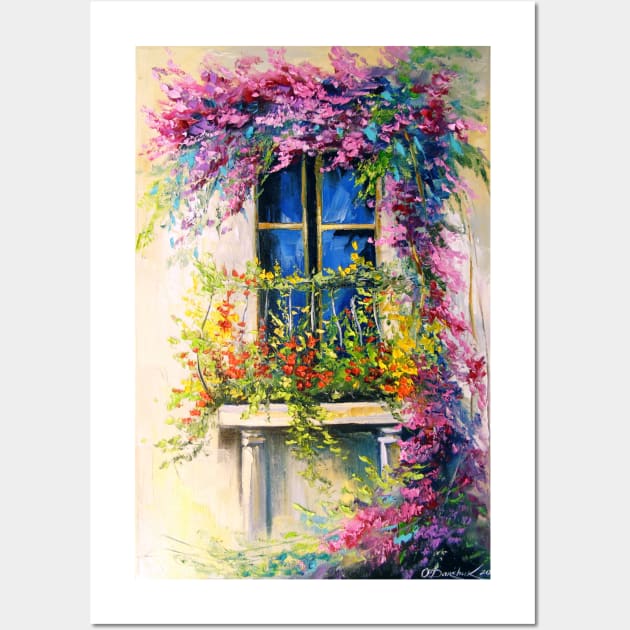 Blooming balcony Wall Art by OLHADARCHUKART